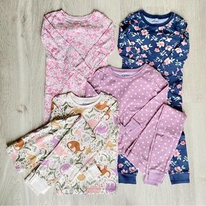 4 Sets of Old Navy Cotton Pajamas Sleepwear Size 6